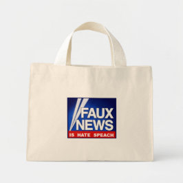 Faux Tote Bag Mini Tygkasse