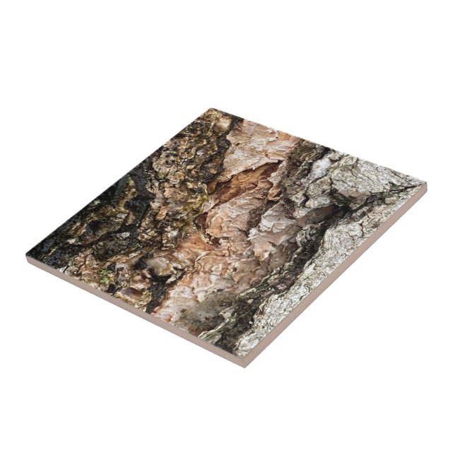 Faux Träd Bark Struktur Kakelplatta (Sidan)