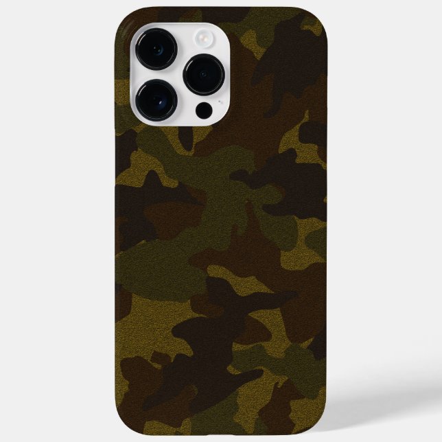Faux Trasa Brown & Grönt Camo Bakgrund Militär (Baksida)
