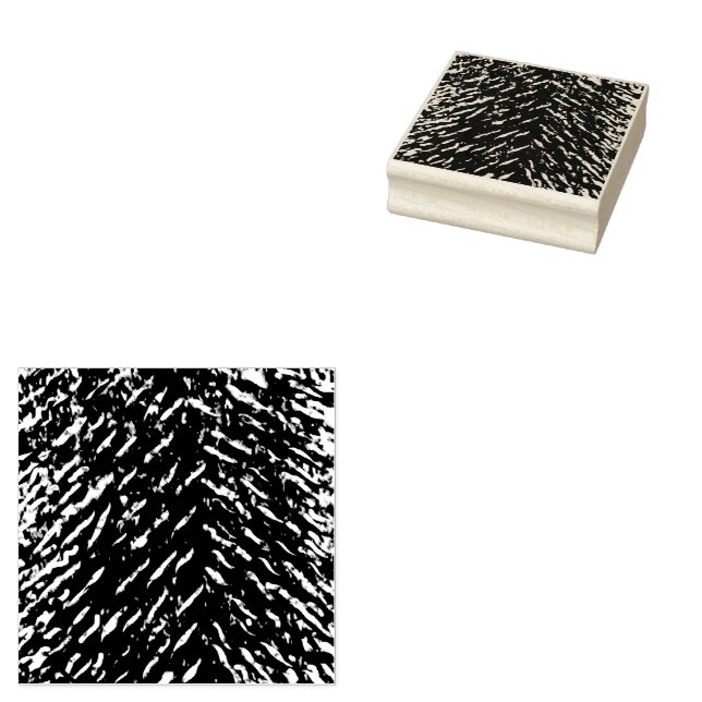 Faux Varg Päls struktur Stämpel (Stämplad)