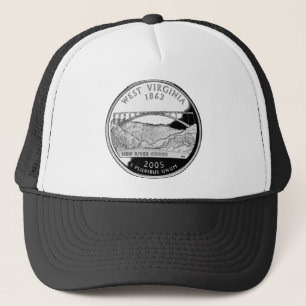 Faux Väster Virginia State Quarter Keps