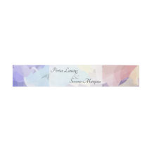 Faux Vellum Effect Wedding Belly Band