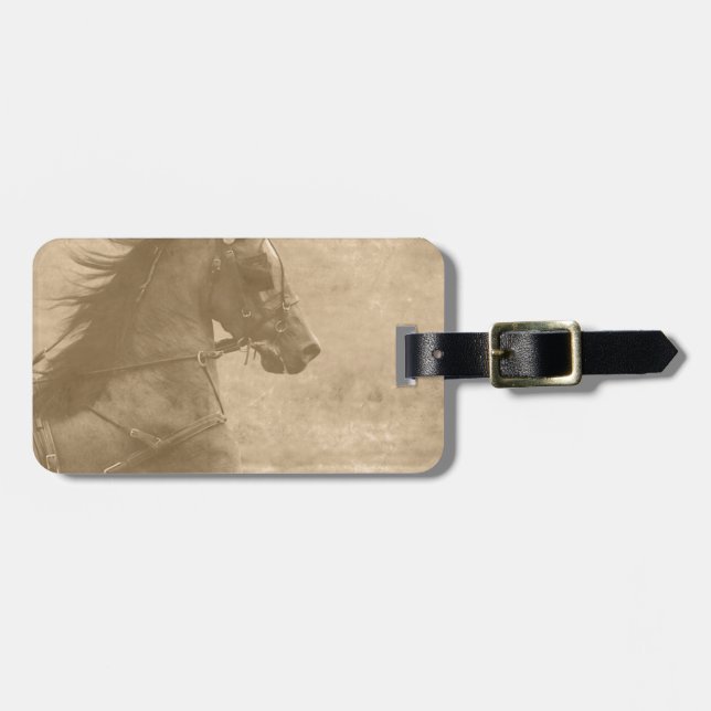 Faux Vintage Hackney Bagagebricka (Horisontell Framsida)