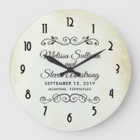 Faux Vintage Parchment Simple & Elegant bröllop