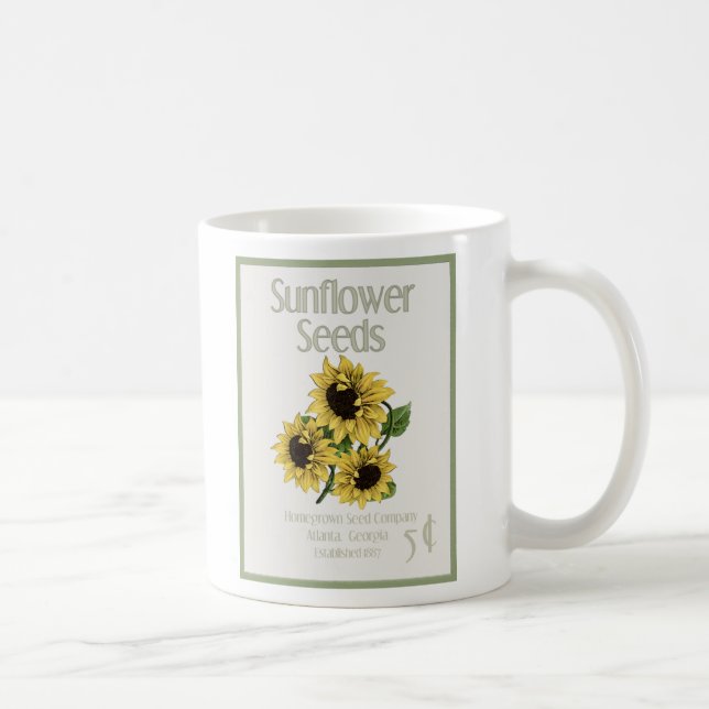 Faux Vintage Solrosfrö Pack Mugg med mcful (Höger)