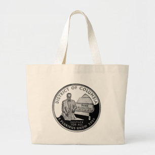 Faux Washington District of Columbia Quarter Jumbo Tygkasse