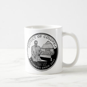 Faux Washington District of Columbia Quarter Kaffemugg