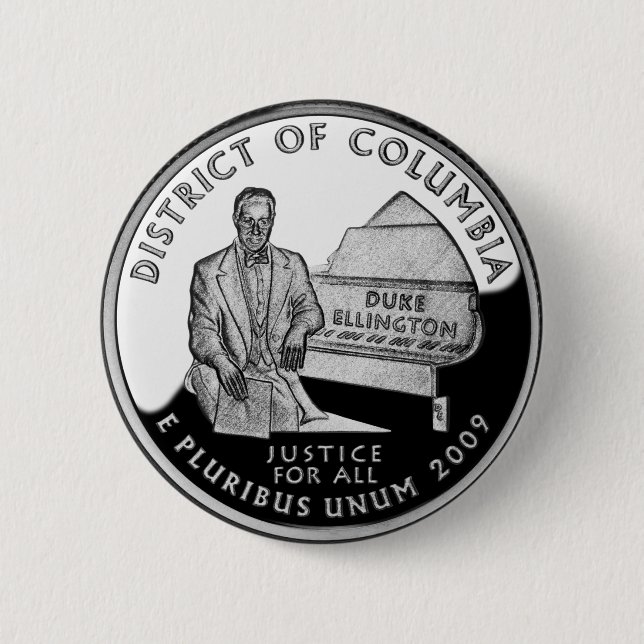 Faux Washington District of Columbia Quarter Knapp (Framsida)