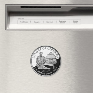 Faux Washington District of Columbia Quarter Magnet