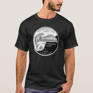 Faux Washington State Quarter T-shirt