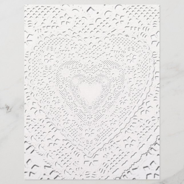 Faux White Snöre Fabric Background (Framsida)