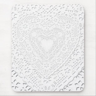 Faux White Snöre Fabric Background Musmatta