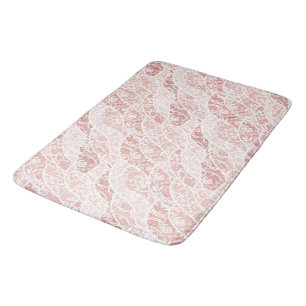 Faux White Snöre Fishnet Bath Mat Badrumsmatta
