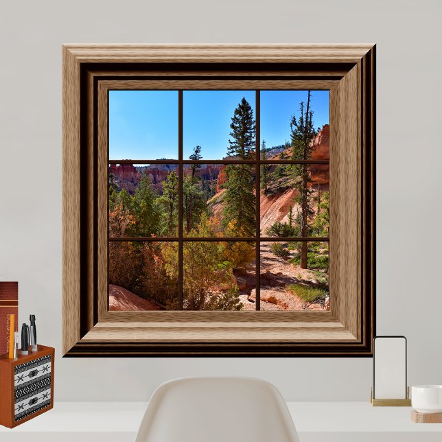 Faux Window Relaxing View Bryce Canyon Utah Poster (Skapare uppladdad)