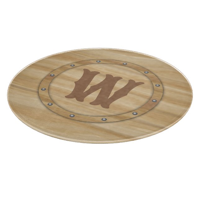 Faux Wood Grain Monogram (Hörn)