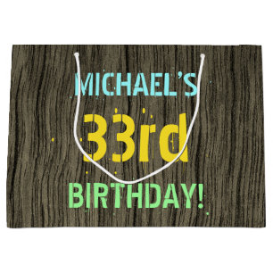 Faux Wood, målat textutseende, 33:e födelsedagen +