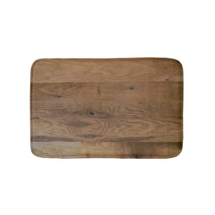 Faux Wood Planks Bath Mat Badrumsmatta