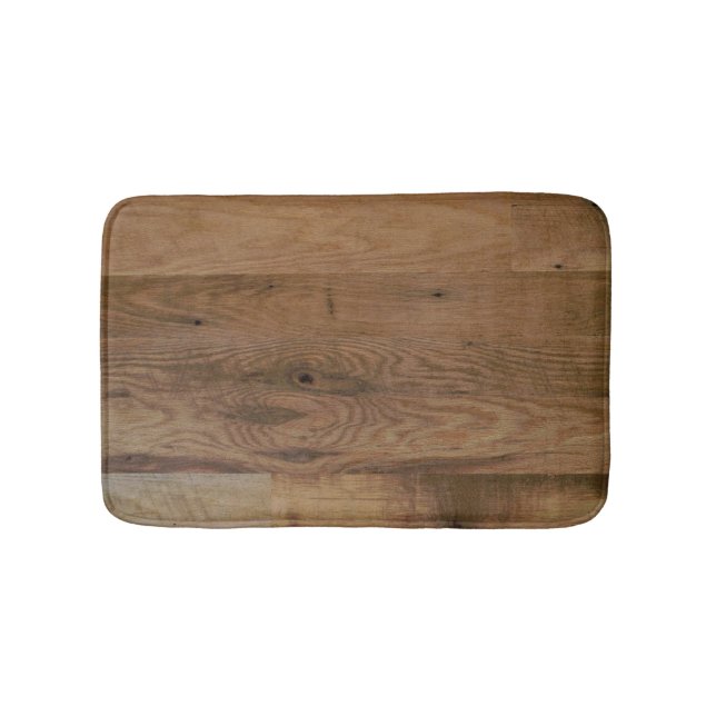 Faux Wood Planks Bath Mat Badrumsmatta (Framsidan)