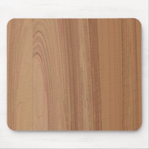 Faux Woodgrain Print Mousepad Musmatta
