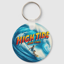 Faux Wrapped Canvas Print Nyckelring