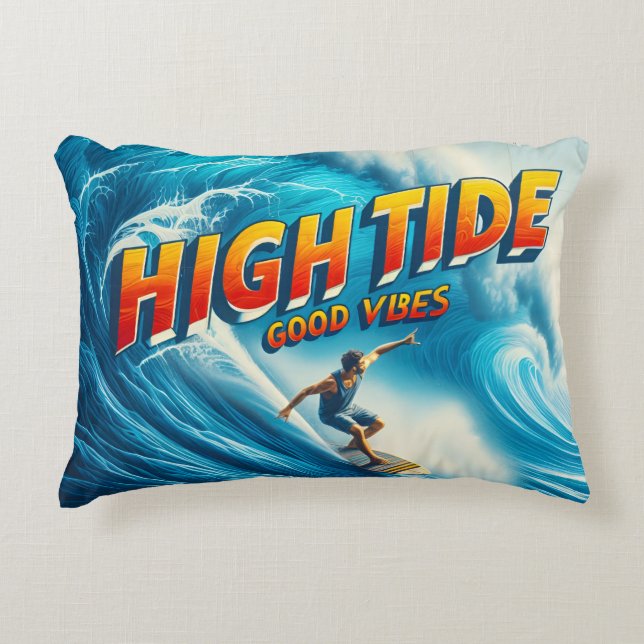 Faux Wrapped Canvas Print Prydnadskudde (Framsidan)