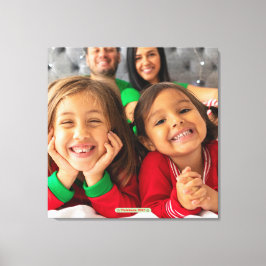 Faux Wrapped Canvas Skriv ut med Photo Roligt Life