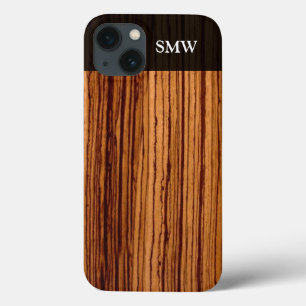 Faux Zebra Wood Grain Anpassningsbar Personlig