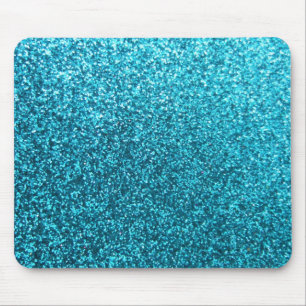 Fauxblåttglitter Musmatta