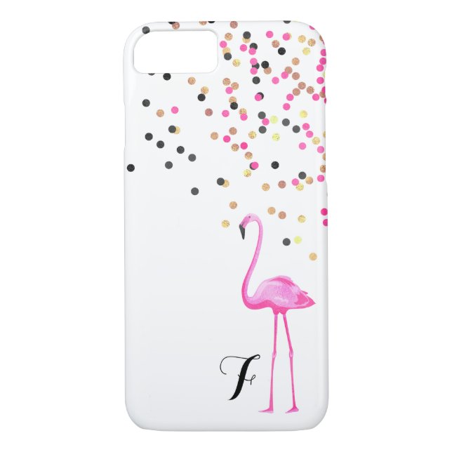 Fauxen omkullkastar, flamingoen Case-Mate iPhone skal (Baksida)