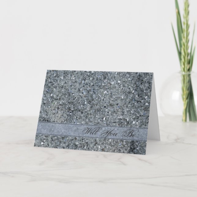 Fauxgnistran är min brudtärna inbjudan (Framsida)