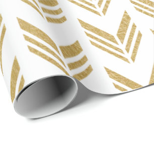 Fauxguld omkullkastar pilmönster presentpapper
