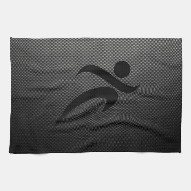 Fauxkolfiber; Spring Kökshandduk (Horisontell)