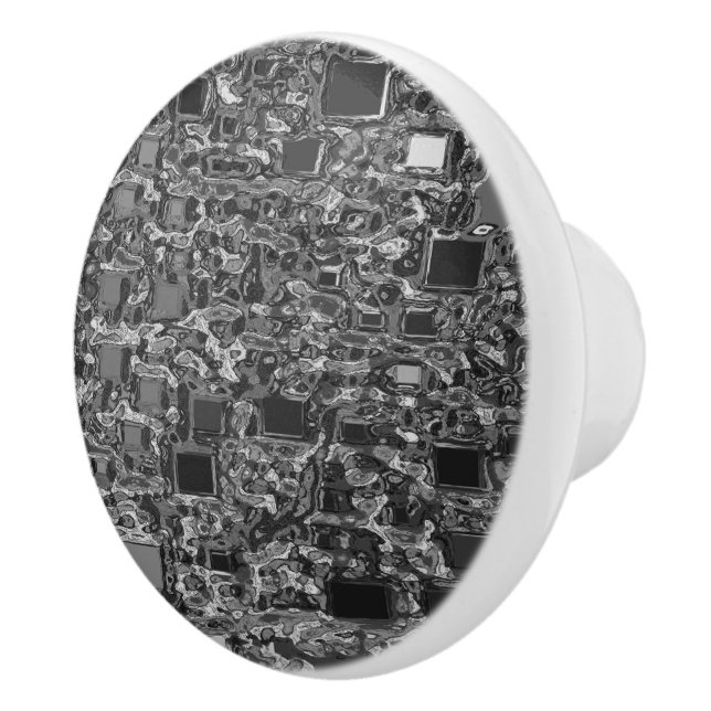 Fauxkromkortkortet boxas bakgrund knopp (Höger)