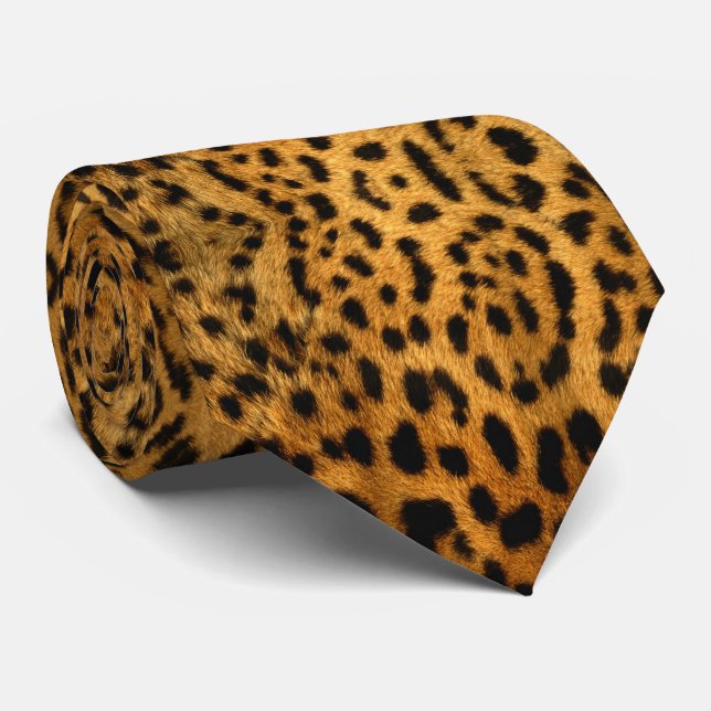 Fauxleoparden flår manar Tie Slips (Rullad)