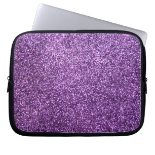 Fauxlilaglitter Laptop Sleeve