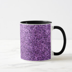 Fauxlilaglitter Mugg