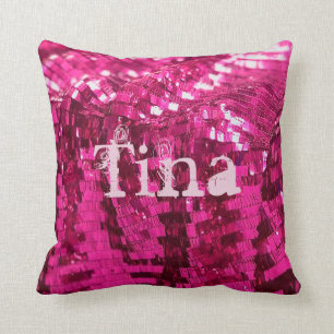 FauxSequins på flickaktigtdekorativ kudde