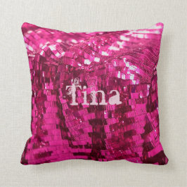 FauxSequins på flickaktigtdekorativ kudde