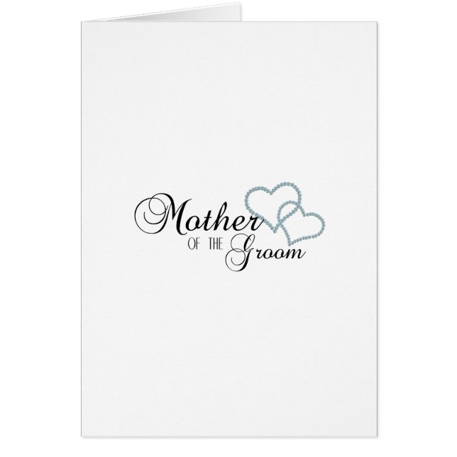 FauxShowmor av brudgummen Hälsningskort (Framsidan)