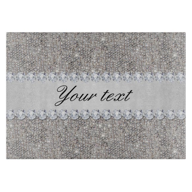 FauxsilverSequins och diamanter (Framsidan)