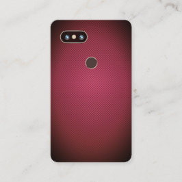 Fauxtelefonen täcker & Instagram stil Visitkort