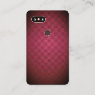 Fauxtelefonen täcker & Instagram stil Visitkort