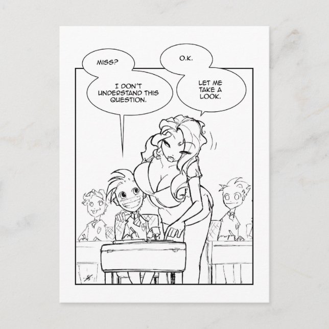 Fave Teacher Vykort (Framsida)