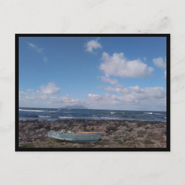 Favignana, Sicilien (Italien) Vykort (Framsida)