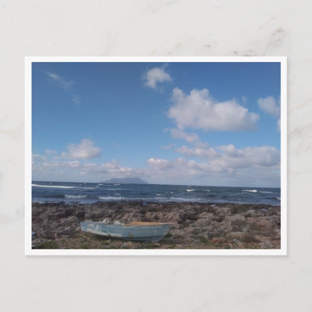 Favignana, Sicilien (Italien) Vykort (Framsida)