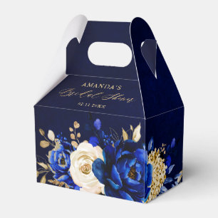 Favo Guld royal med blå Gult, Möhippa Presentaskar
