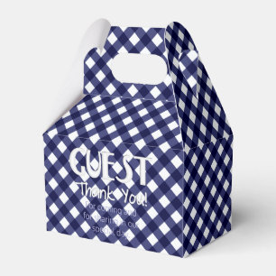 FAVOR-BOX 9-BLUE-PART, giftig stil Presentaskar