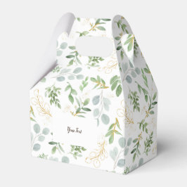 Favor Box akvarell blad Presentaskar