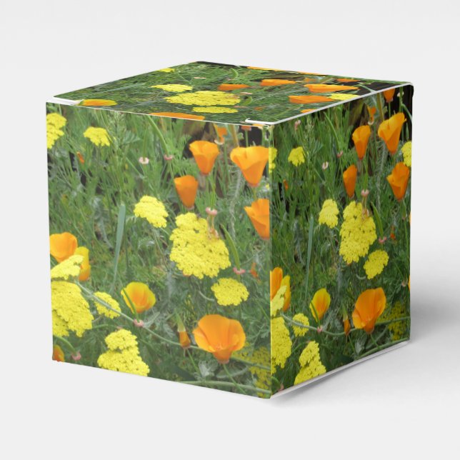 Favor Box California Wildblommor Presentaskar (Framsidan Sidan)