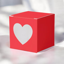 Favor Box Set med 10 röda födelsedagsfirande